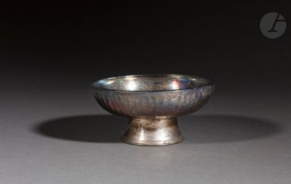 null Cup on silver pedestal 
Alloy with high silver content. Foot possibly reported...