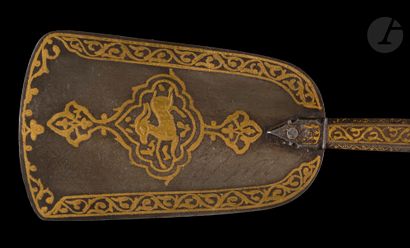 null Rare pastry or confectionery scoop, Iran qâjâr, early 19th century
Damascus...