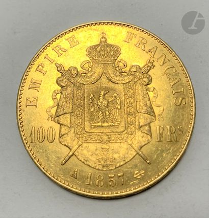 null 100 Francs en or. Type Napoléon III Empereur. 1857 A