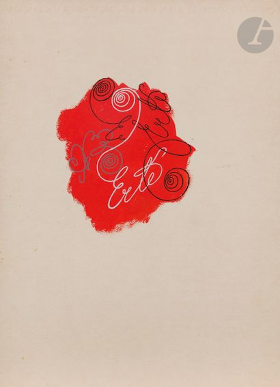 null Romain de Tirtoff dit ERTÉ (1892-1990)
Volute - Étude de signature
Gouache.
Signée...