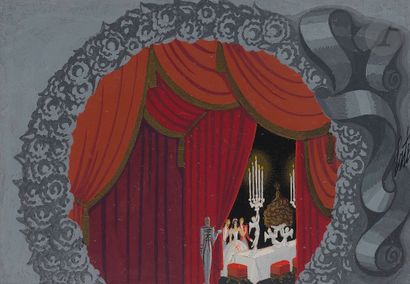 null Romain de Tirtoff dit ERTÉ (1892-1990)
Décors pour La Traviata, vers 1937-1948
5...