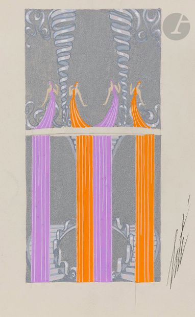 null Romain de Tirtoff dit ERTÉ (1892-1990)
Élégance - L’Harmonie des couleurs, La...