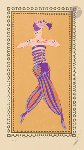 null Romain de Tirtoff dit ERTÉ (1892-1990)
Danseuses
3 lithographies.
Signées et...