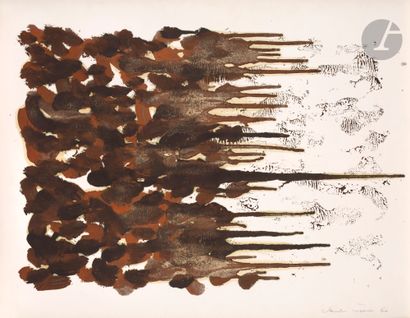 null Claude VISEUX (1927-2008)
Composition, 1960
Huile sur papier.
Signée et datée...