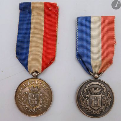 ANCIENS COMBATTANTS 
Two medals of the fraternal...
