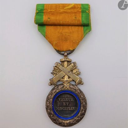 null 
MILITARY
MEDAL
, instituted in 1852.
two military medals.
In silver and vermeil:
-...