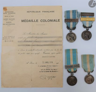 null FRANCISCO
COLONIAL
MEDAL
(1893)
Set of four colonial medals of the 2nd type...