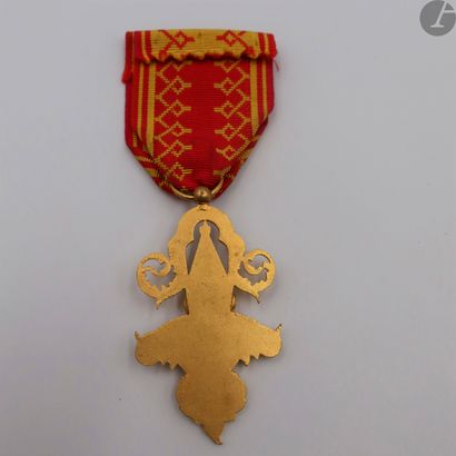 null MOROCCO 
ORDER OF THE OUISSAM HAFIDIEN, created in 1910. 
Star of knight. 
In...