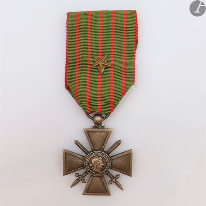 FRANCE
CROIX DE GUERRE – 1re GM.
Croix de...