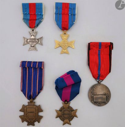 null FRANCE 
ORDRE DU MÉRITE MILITAIRE, created in 1957. 
DIVERSEFive
medals: 
-...