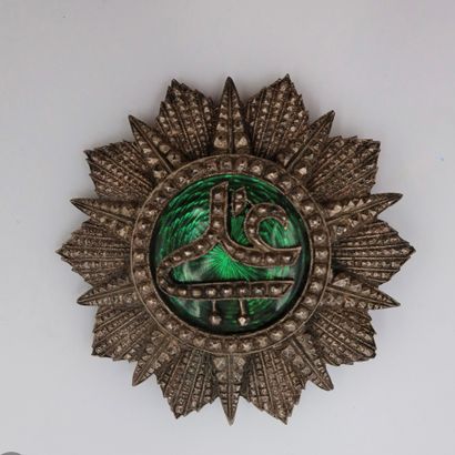 null TUNISIA 
ORDER OF INDEPENDENCE, created in 1956. 
Commander's cross, silver...
