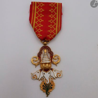 null MOROCCO 
ORDER OF THE OUISSAM HAFIDIEN, created in 1910. 
Star of knight. 
In...