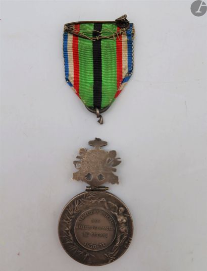null FRANCESCO medal
of the friendly association of the former prisoners of war (1870-1871)....