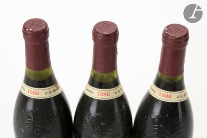 null 3 B CHÂTEAUNEUF DU PAPE RÉSERVE DES CÉLESTINS (e.t.h. légères dont 1 e.a; c.c....