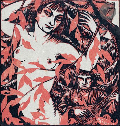 Henry Chapront (1876-1965) 
Femme nue dans...