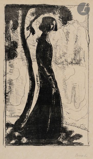 null Emile Bernard (1868-1941) 

Pl. pour illustrer Les Cantilènes de Jean Moréas (Voix...