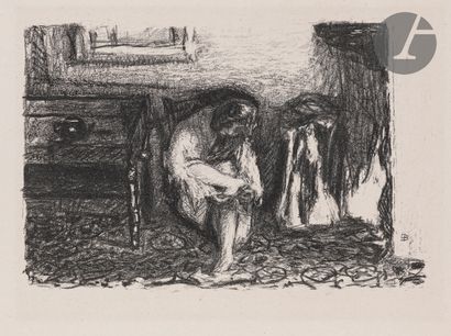 null 
*Pierre Bonnard (1867-1947) 




Les Bas. Vers 1927-1928. Lithographie. 295...