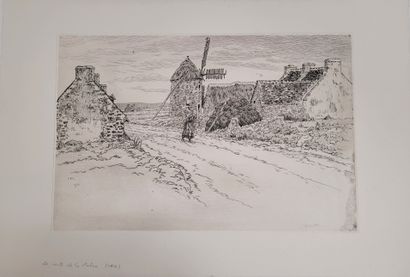 null Henri Rivière (1864-1951) 

La Route de la Palue. 1916. Eau-forte. 410 x 270...