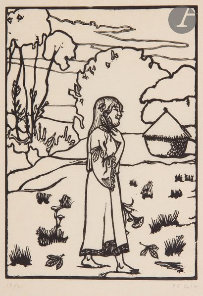 null Various 19th-20th c. 

[Woodcut; woodcut]. A lot by Amédée-Wetter, Broutelle,...