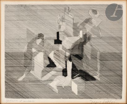 null Jacques Villon (Gaston Duchamp) (1875-1963) 

From which one turns the shoulder...