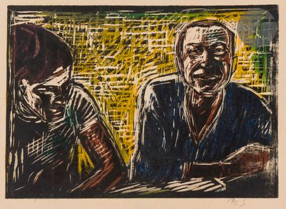 null Marc Stockman (1937-1983) 

A lot of prints and drawings. 1965-1980. Woodcut,...