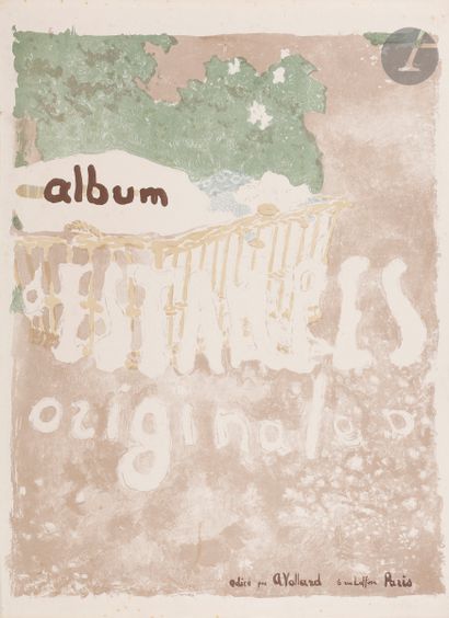 Edouard Vuillard (1868-1940) 
Projet de couverture...