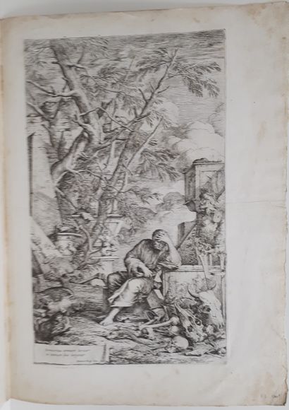 null Salvator Rosa (1615-1653) 

Alexandre dans l'atelier d'Apelles ; Démocrite ;...