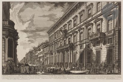 null Giambattista Piranesi (1720-1778) 

Veduta, nella Via del Corso, del Palazzo...