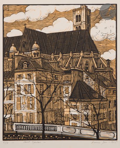 null Various 19th-20th c. 

[Woodcut; woodcut]. A lot by Amédée-Wetter, Broutelle,...