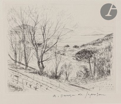 null 
*André Dunoyer de Segonzac (1884-1974) 


La Provence en hiver. (Pl. pour Virgile,...