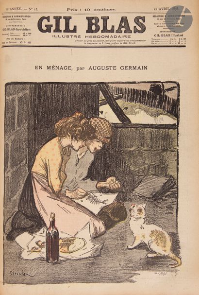 null 
*Théophile Alexandre Steinlen (1859-1923) 


Gil Blas illustré. Du n° 1, 1re...