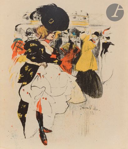 null 
*Jacques Villon (Gaston Duchamp) (1875-1963) 


Dancers at the Moulin Rouge....