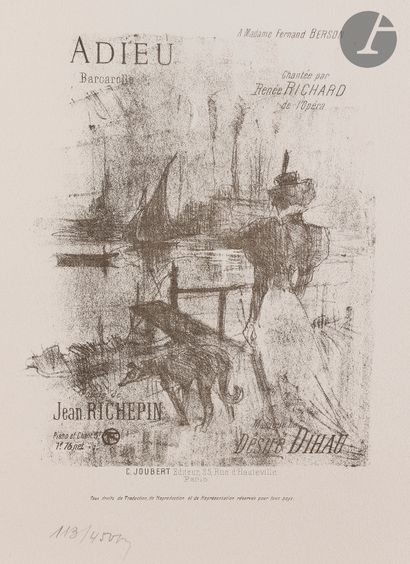  *Henri de Toulouse-Lautrec (1864-1901) 
Adieu ;...