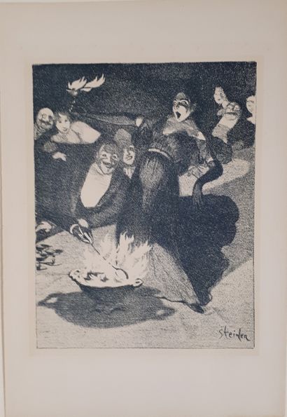 null Various 19th c. 

 

A lot by M. Denis (The Visitation, lithograph in colors,...