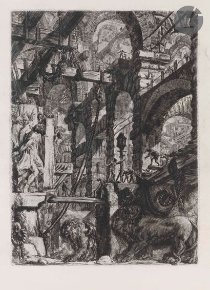 null Giambattista Piranesi (1720-1778
)Carceri. 1749-1760. etching. Each sheet :...