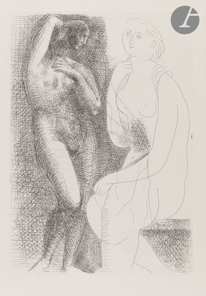 
Pablo Picasso (1881-1973)



Femme nue devant...