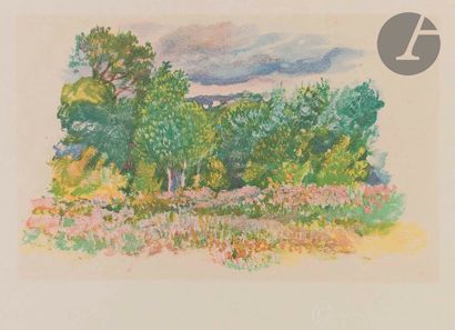 null Pierre-Auguste Renoir (1841-1919) (d’après)
Dix aquarelles, sanguines et pastels...