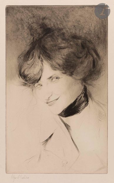 null *Edgar Chahine (1874-1947)
Marie. 1902. Pointe sèche. 200 x 330. Tabanelli 111....