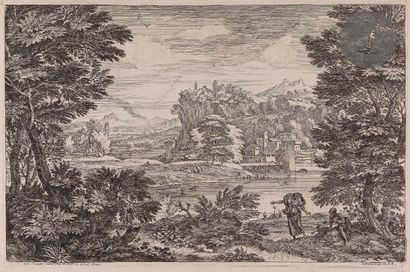 null Adriaen van der Cabel ou Kabel (1630/31-1705)
Le Paysage au grand lointain....