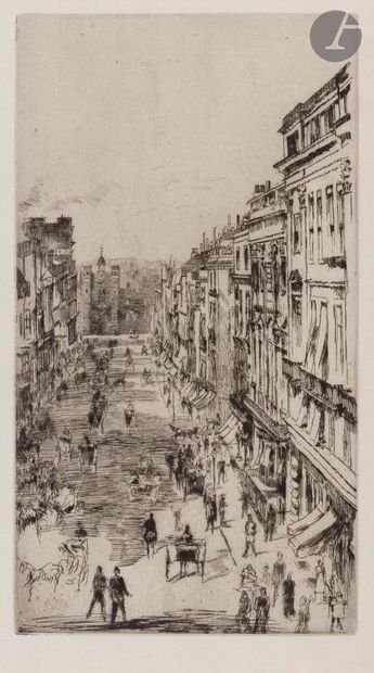 null James Abbott McNeill Whistler (1834-1903)
St James’s Street. 1878. Eau-forte...