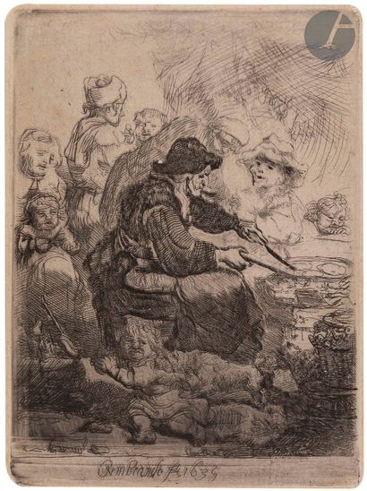 null Rembrandt Harmensz. van Rijn (1606-1669)
La Faiseuse de kouks (The Pancake Woman)....