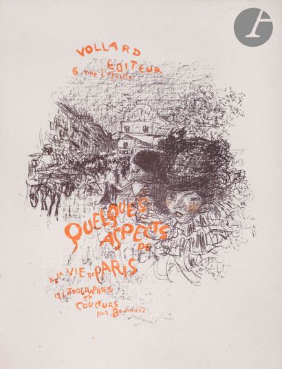 null *Pierre Bonnard (1867-1947
)Cover for Quelques aspects de la vie de Paris. 1899....
