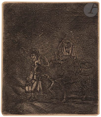 null Rembrandt Harmensz. van Rijn (1606-1669)
Fuite en Égypte, effet de nuit (The...