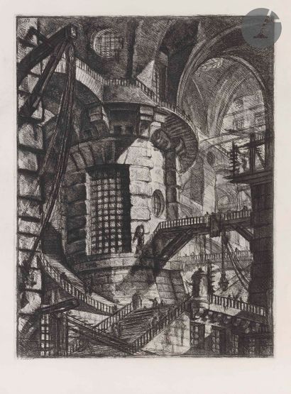 null Giambattista Piranesi (1720-1778)
Carceri. 1749-1760. Eau-forte. Chaque feuille :...