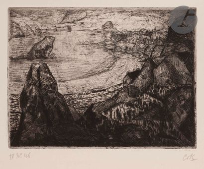 Conrad Kickert (1882-1965)
Paysages de Bretagne....