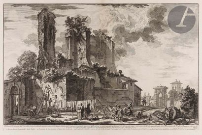 null Giambattista Piranesi (1720-1778)
Veduta dell’ avanzo del Castello… (Château...