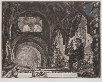 null Giambattista Piranesi (1720-1778)
Veduta interna della Villa di Mecenate (Vue...