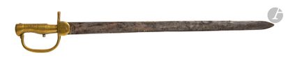null GRANDE-BRETAGNE 
Sabre baïonnette modèle 1801 pour carabine Baker. 
Monture...