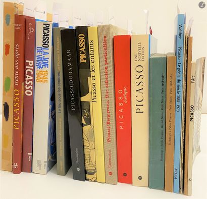 null Pablo PICASSO : set of 18 monographic books and exhibition catalogs.