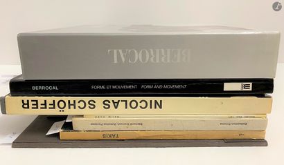 Set of 8 monographic books, exhibition catalogs...